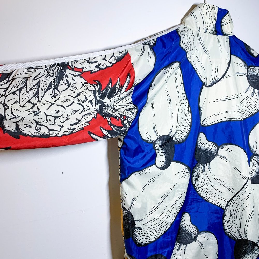 [Like New] ADIDAS Tropical Print Windbreaker